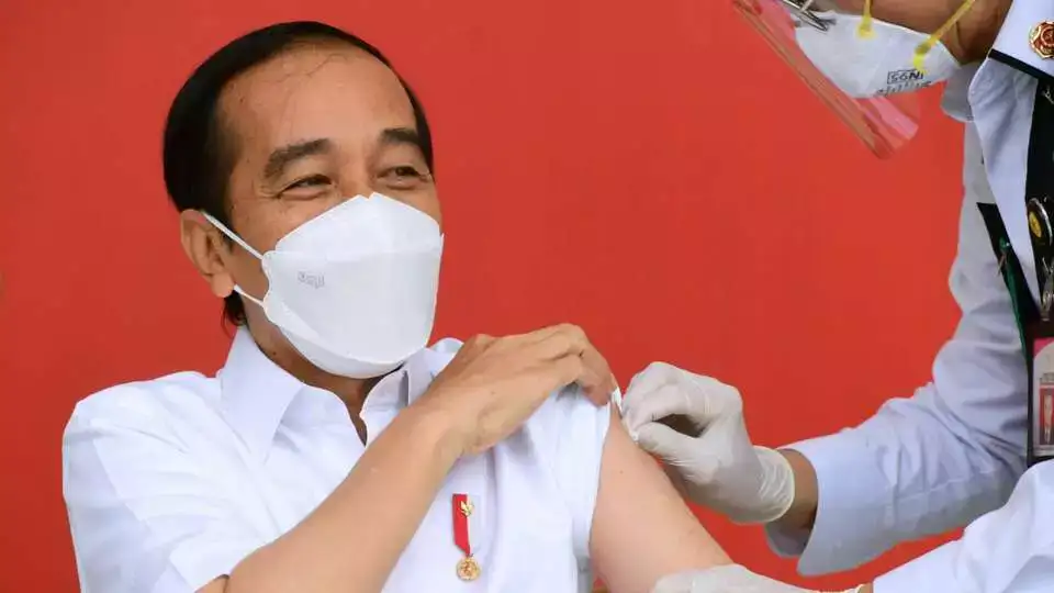 Vaksinasi Covid-19 Presiden Jokowi