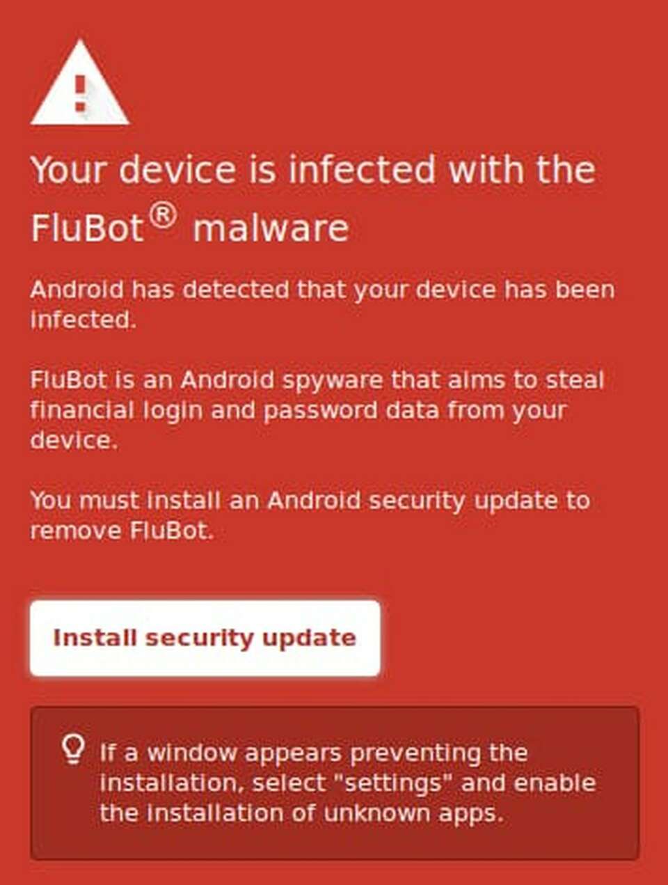 Malware FluBot