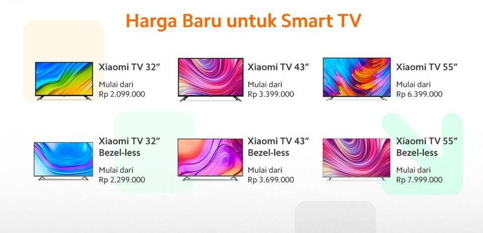 Penurunan harga Smart TV Xiaomi