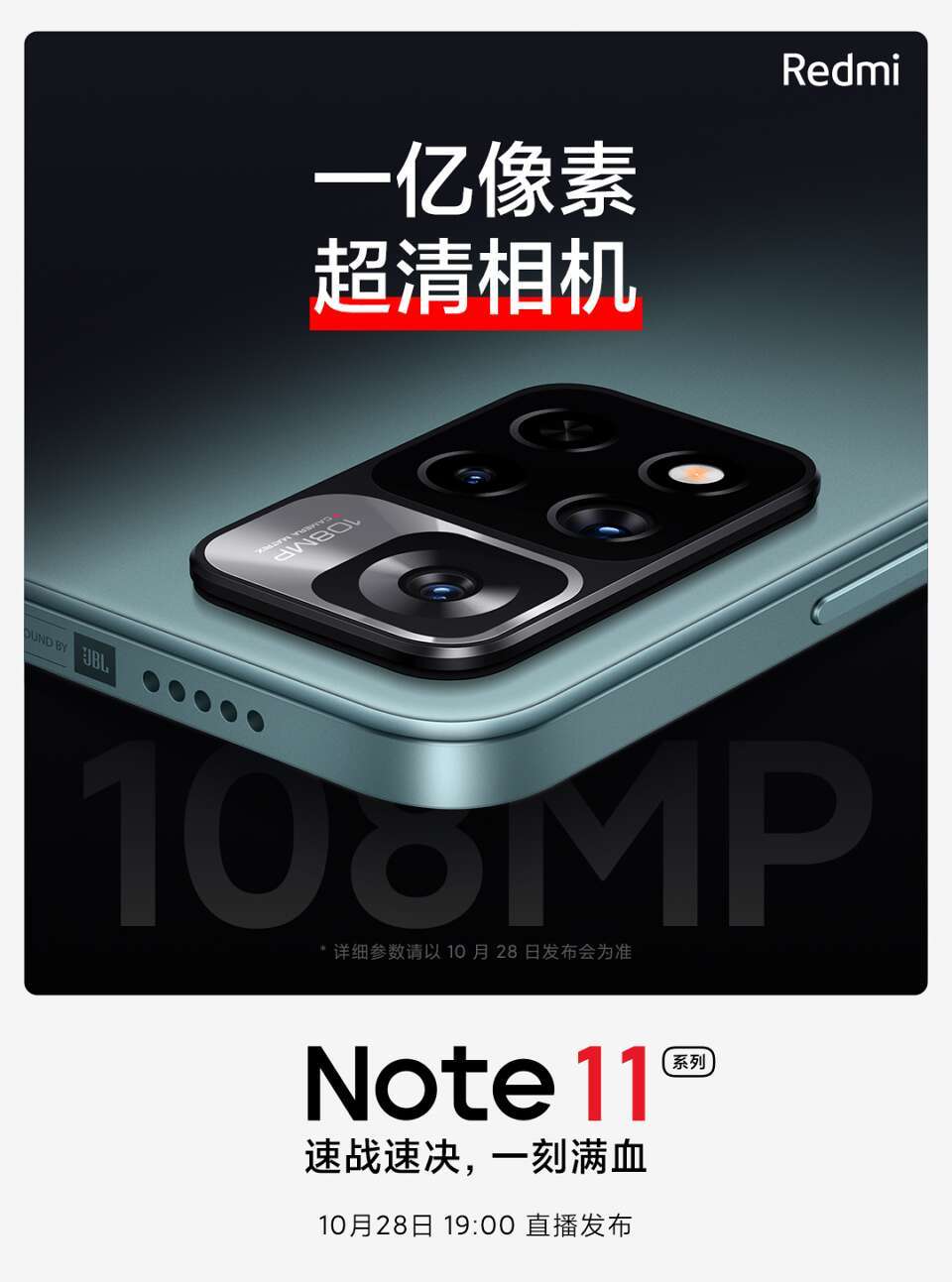 Kamera 108 MP Redmi Note 11